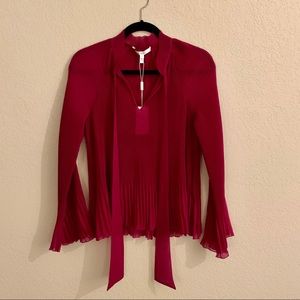 Derek Lam 10 Crosby Pleated Blouse